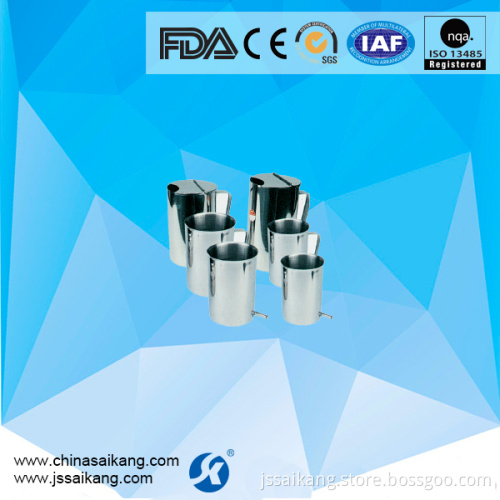 Stainless Steel Soak Forceps Bucket/Measuring Cup/Enema Bucket